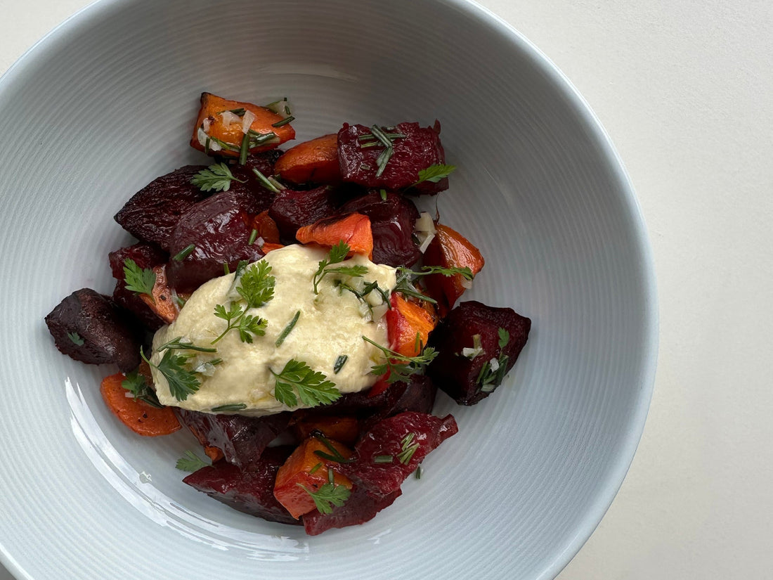 烤溫蔬菜佐鷹嘴豆泥