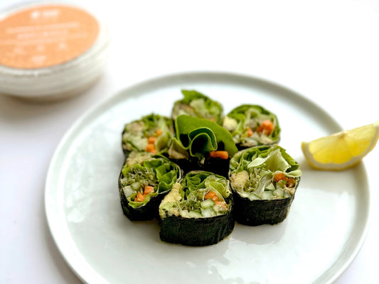 福爾摩沙鷹嘴豆泥 x 蔬菜壽司卷